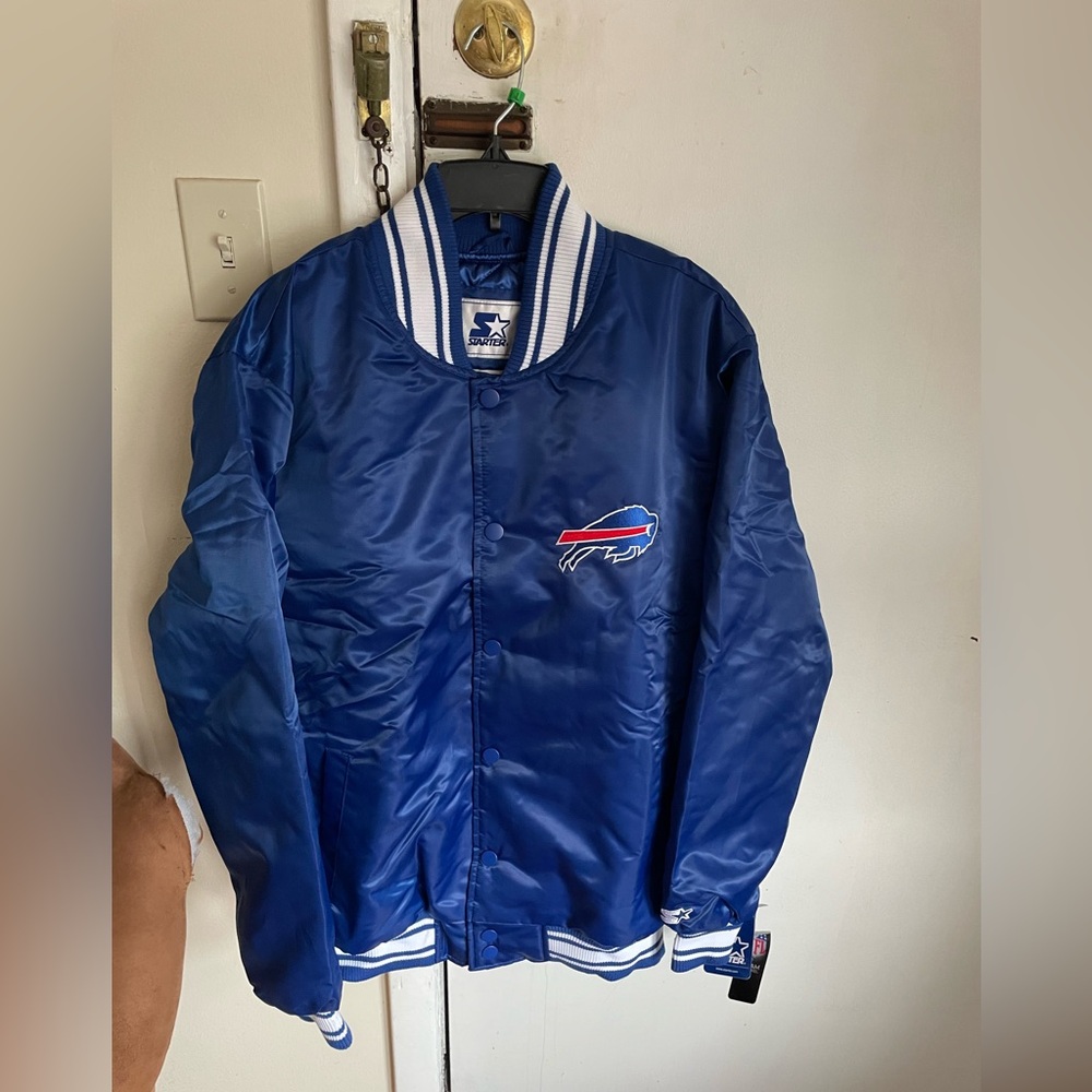 Buffalo Bills Starter men’s NFL button satin jacket XL